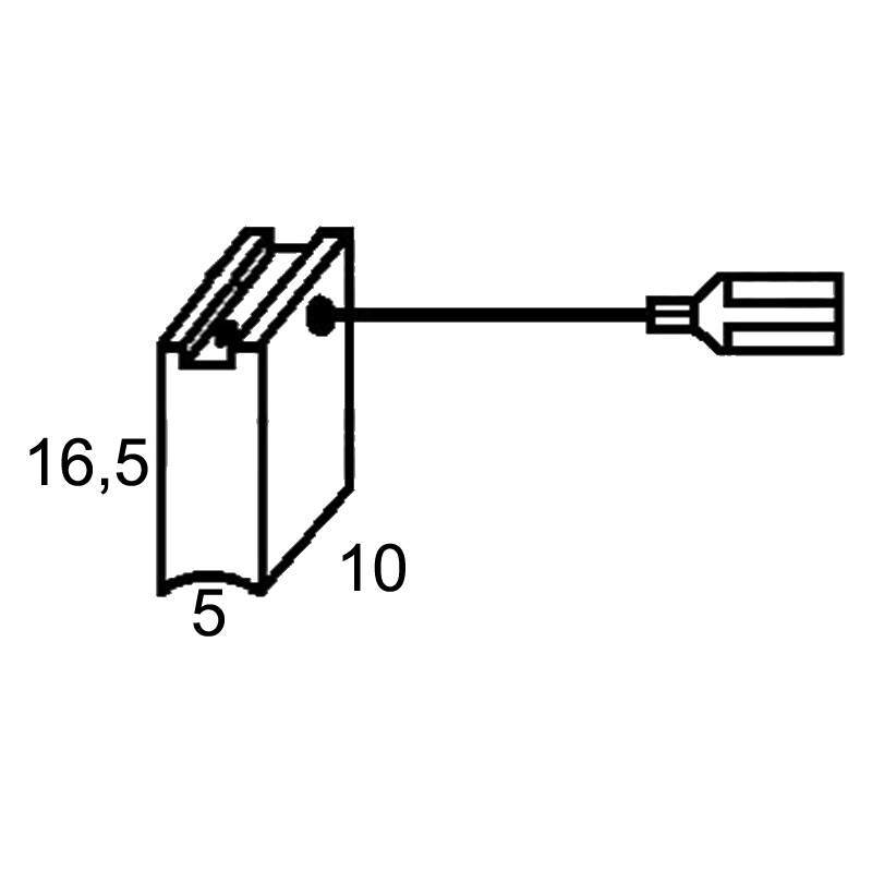 Set perii colectoare pentru METABO