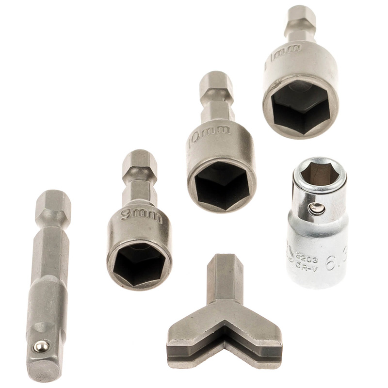 Set chei hexagonale + varfuri + maner surubelnita BGS, 122 piese 