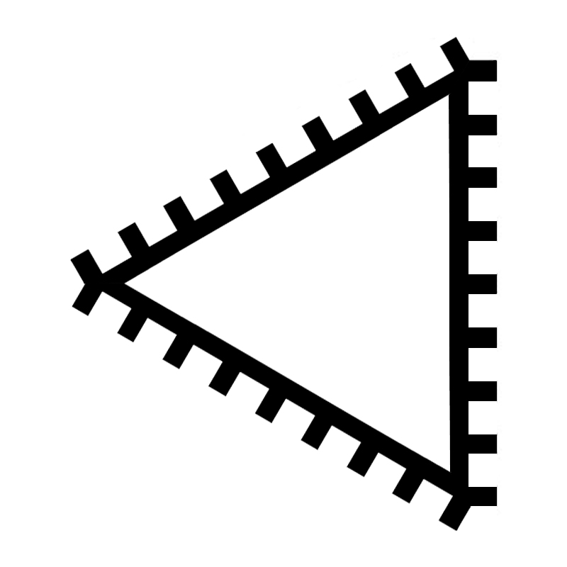 Pila triunghiulara 150mm, gr. 2