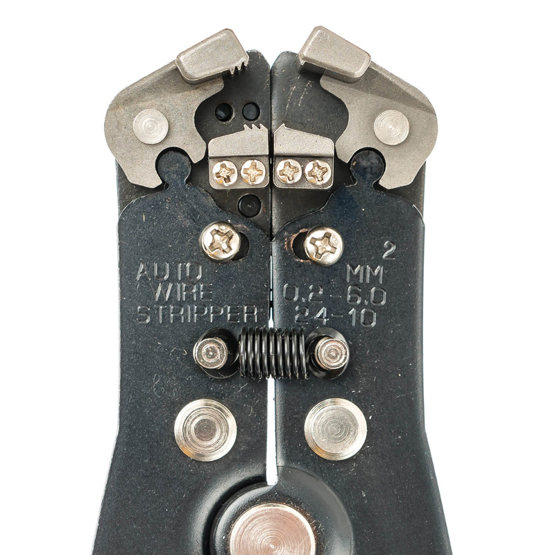 Cleste de dezizolat automat si sertizat papuci izolati si neizolati BGS, 0.13-6mm², 210mm