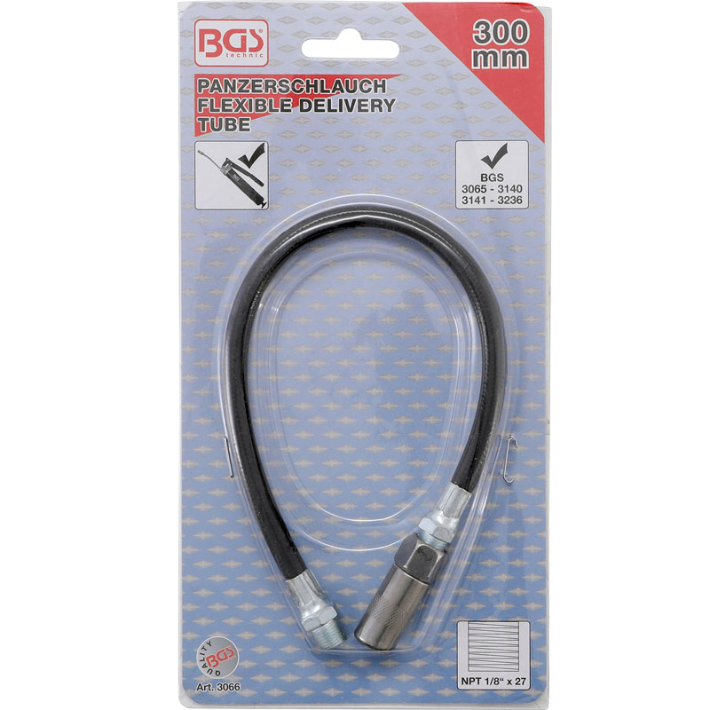 Furtun 300mm pentru presele de gresat, filet 1/8