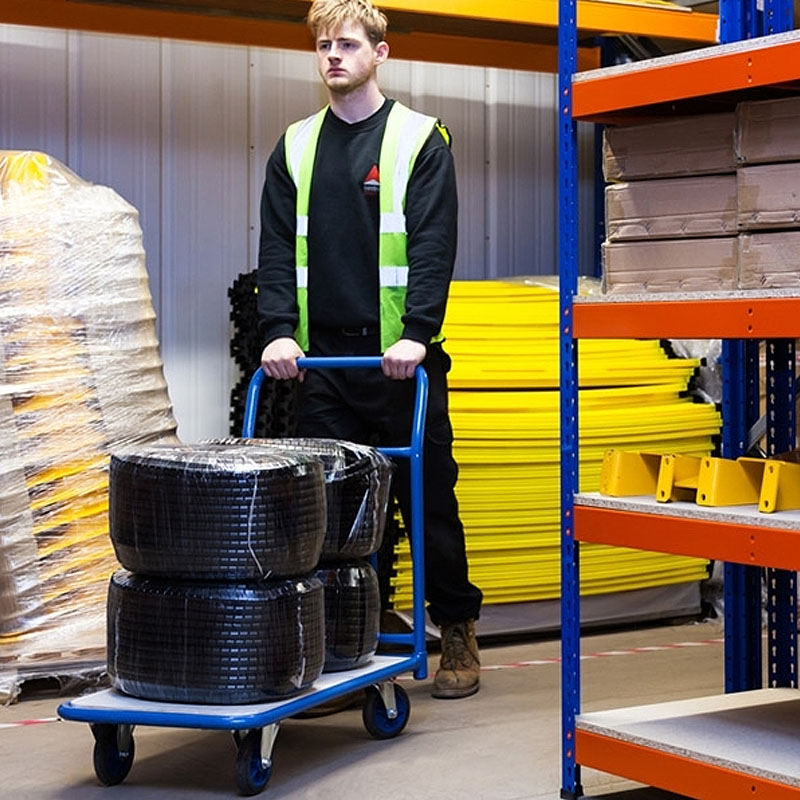Carucior de transport cu platforma fixa 875x490 mm, 250 kg