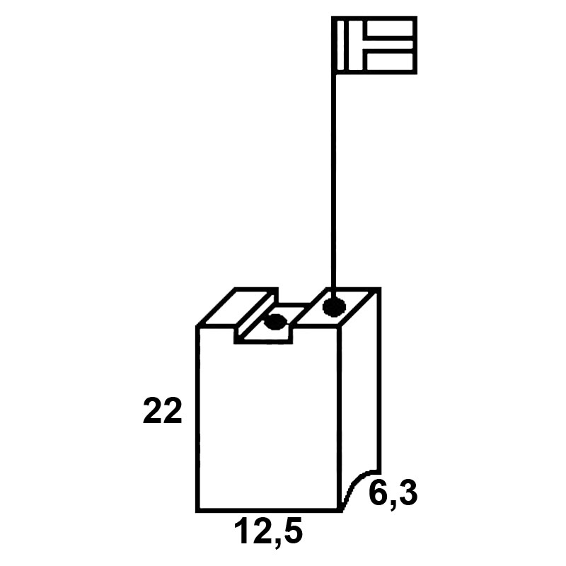 Set perii colectoare pentru BOSCH