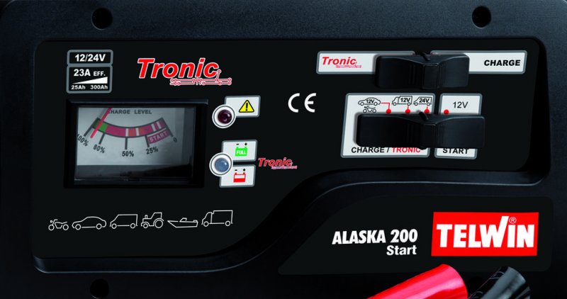 Redresor / Robot pornire auto 230V 12-24V TELWIN, ALASKA 200 START