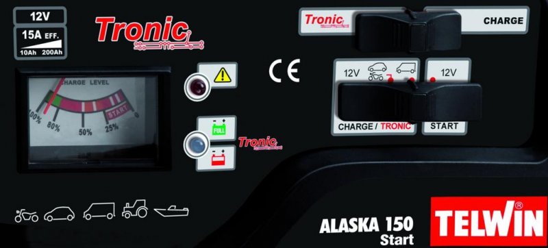 Redresor / Robot pornire auto 12V, ALASKA 150 START