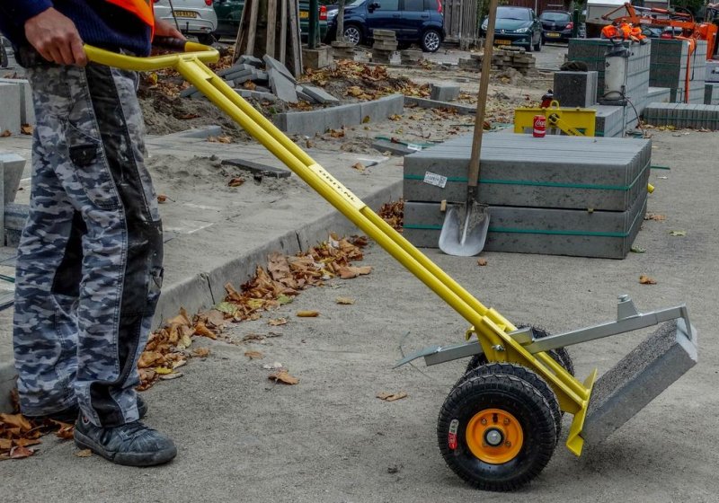 Carucior reglabil pentru transport pavaje, 4 roti, tip PSL