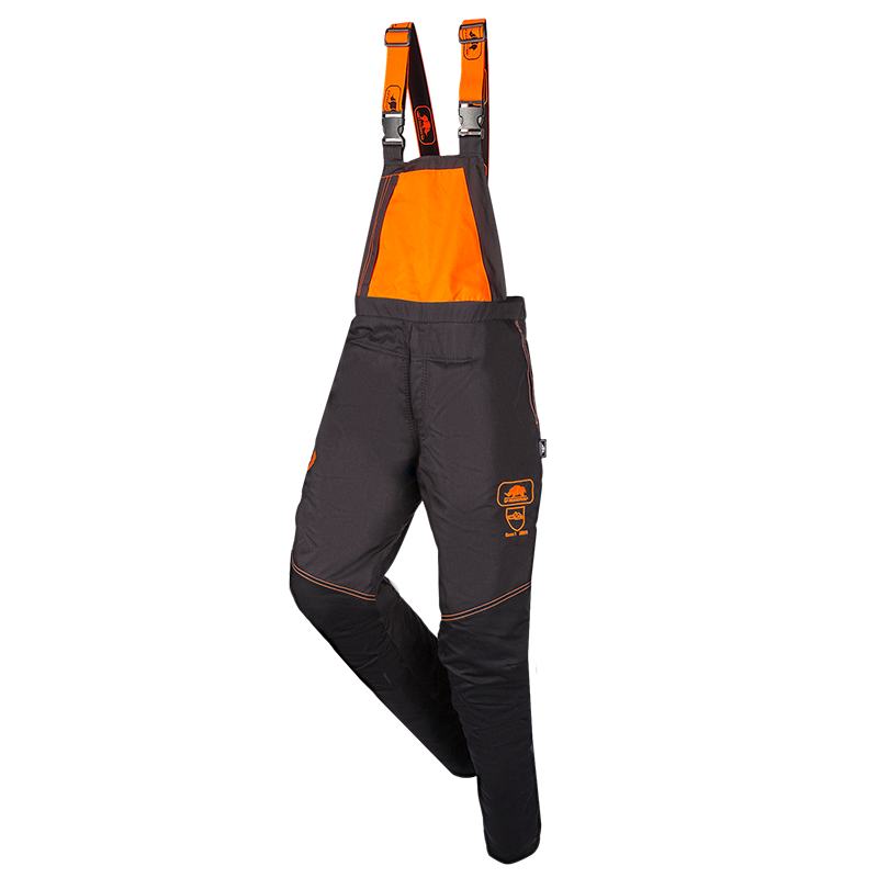 Pantalon cu pieptar de protectie pentru forestieri BASEPRO, marimea XS