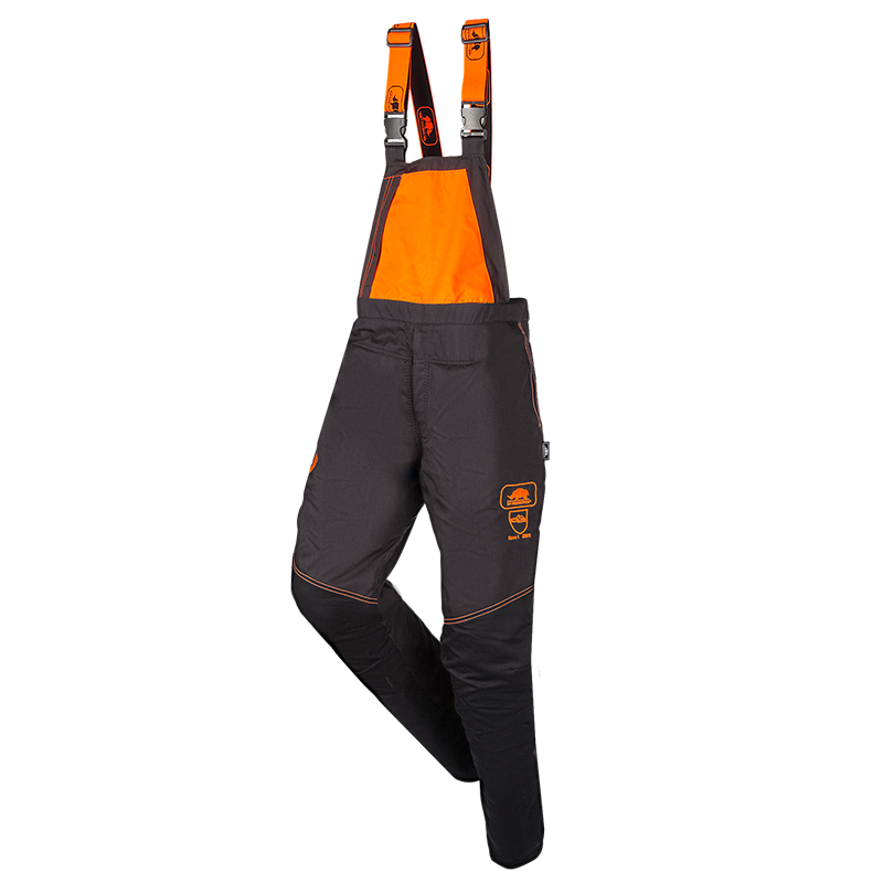 Pantalon cu pieptar de protectie pentru forestieri BASEPRO, marimea XL