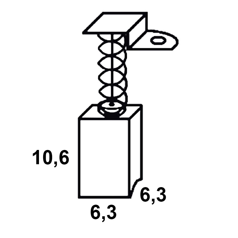 Set perii colectoare pentru FLEX, WS702VEA