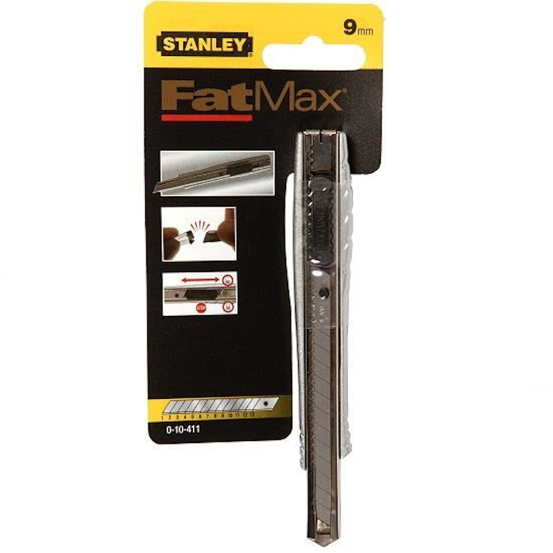 Cutit (cutter) Stanley FATMAX cu sina metalica si lama lunga 135 mm, latime lama 9 mm