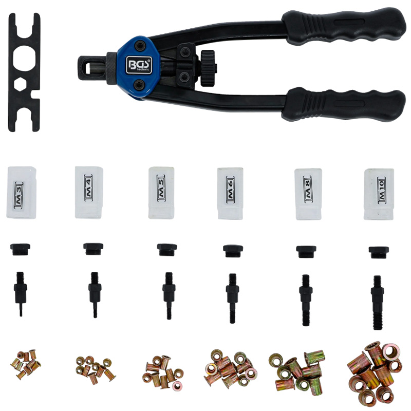 Set cleste de tras piulite-nit BGS 408, M3 - M10
