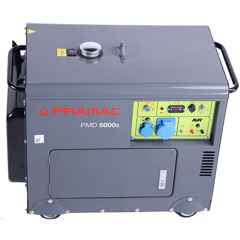 Generator de curent monofazat, diesel, pornire electrica, 5 kW, tip PMD5000s