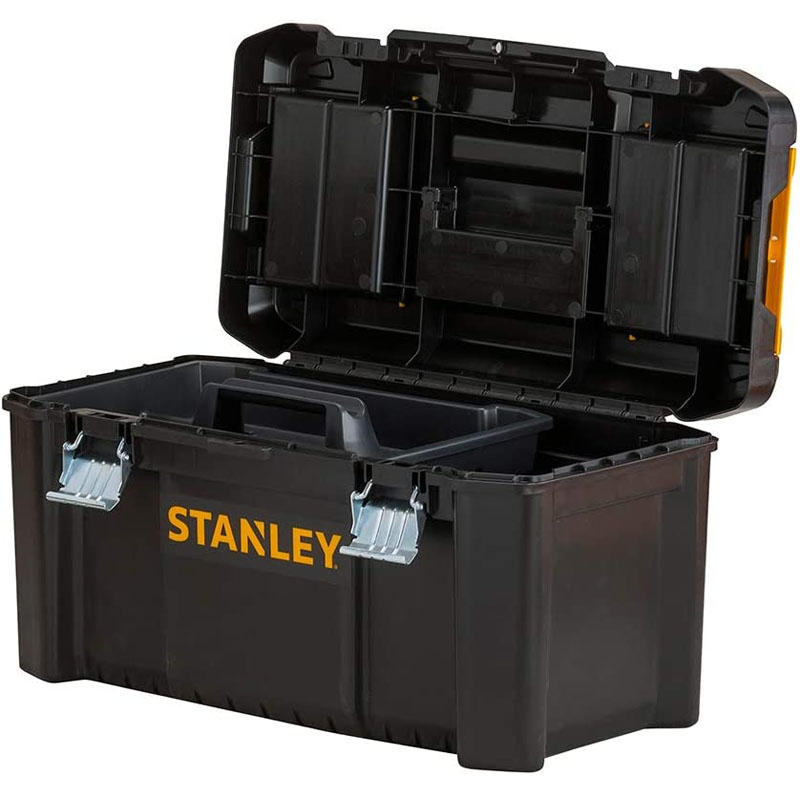 Cutie pentru scule Stanley 508 mm, incuietori metalice, dimensiuni 48.2 x 25.4 x 25 cm