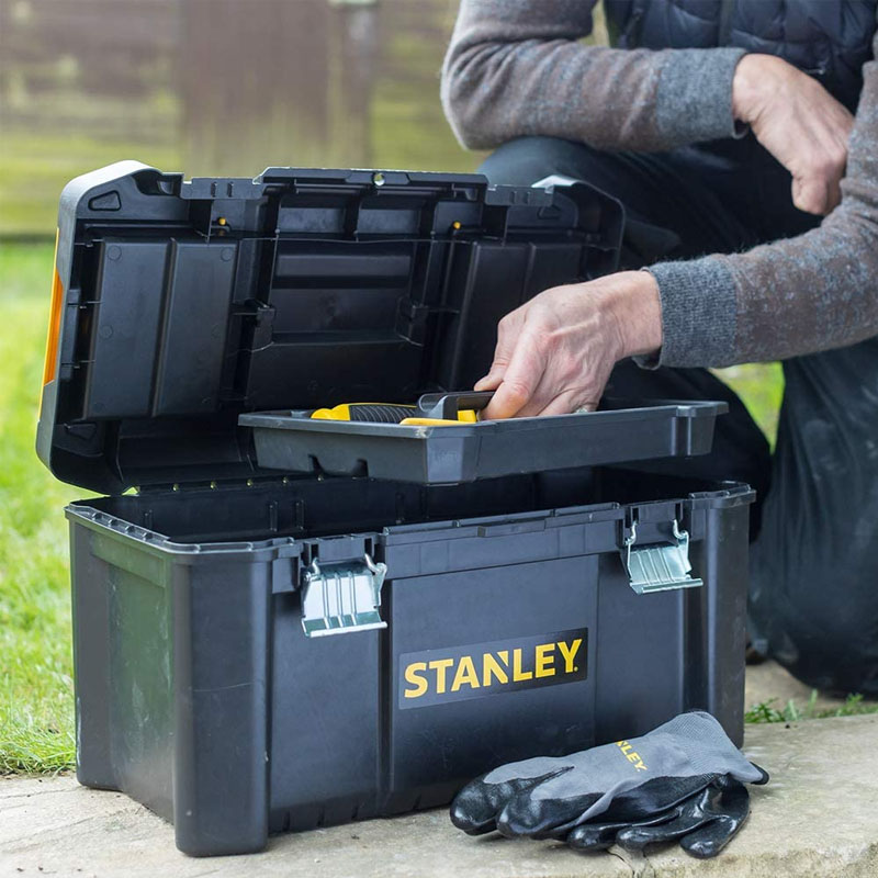 Cutie pentru scule Stanley 508 mm, incuietori metalice, dimensiuni 48.2 x 25.4 x 25 cm