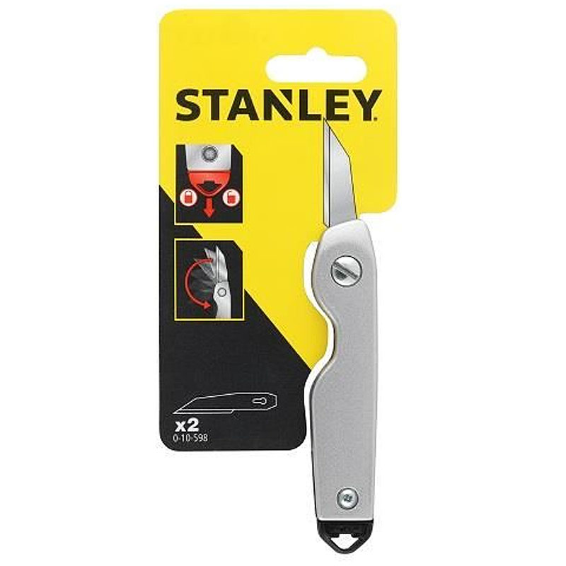 Cutit Stanley metalic pliabil, de precizie, de buzunar, 110 mm