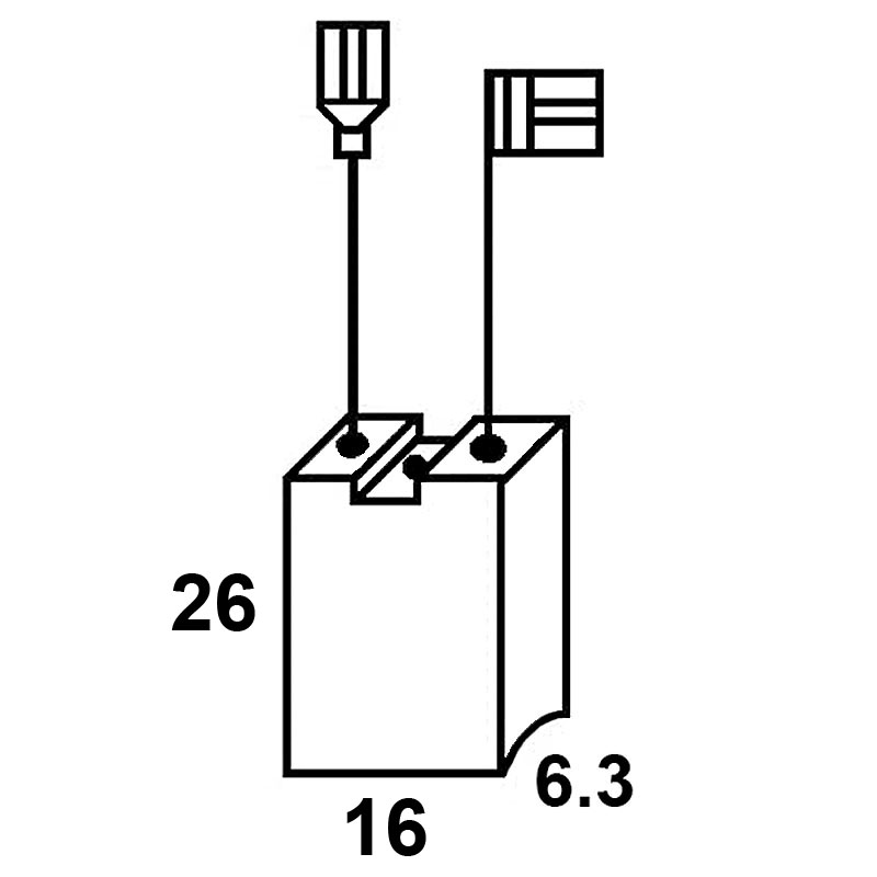 Set perii colectoare pentru BOSCH