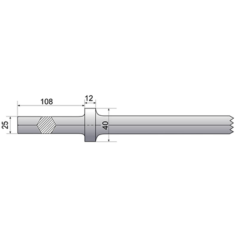 Dalta lata SOLIDA S25x108, 75x360 mm