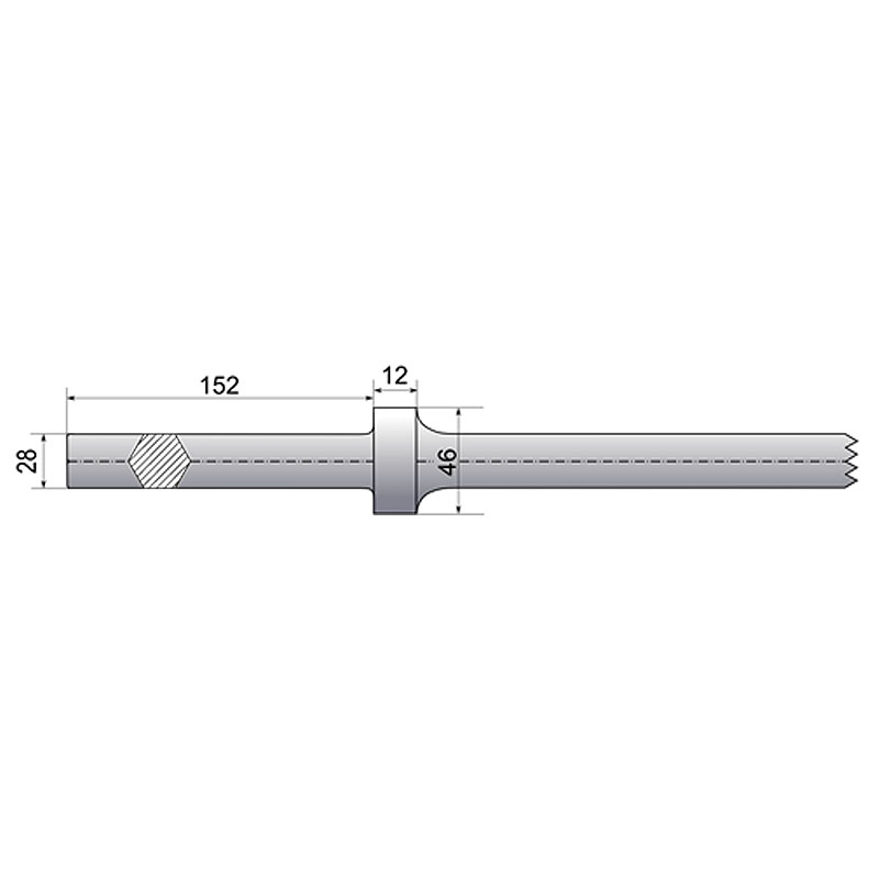 Dalta lata KAESER S28x152, 120x400 mm