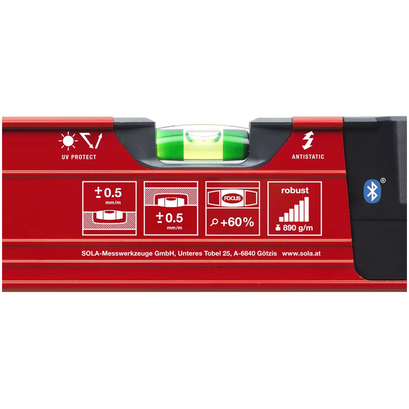 Nivela electronica digitala (clinometru), 120 cm, Sola, tip RED 120 DIGITAL, cu bluetooth