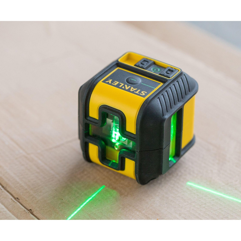Nivela laser STANLEY, tip CROSS 90, dioda verde
