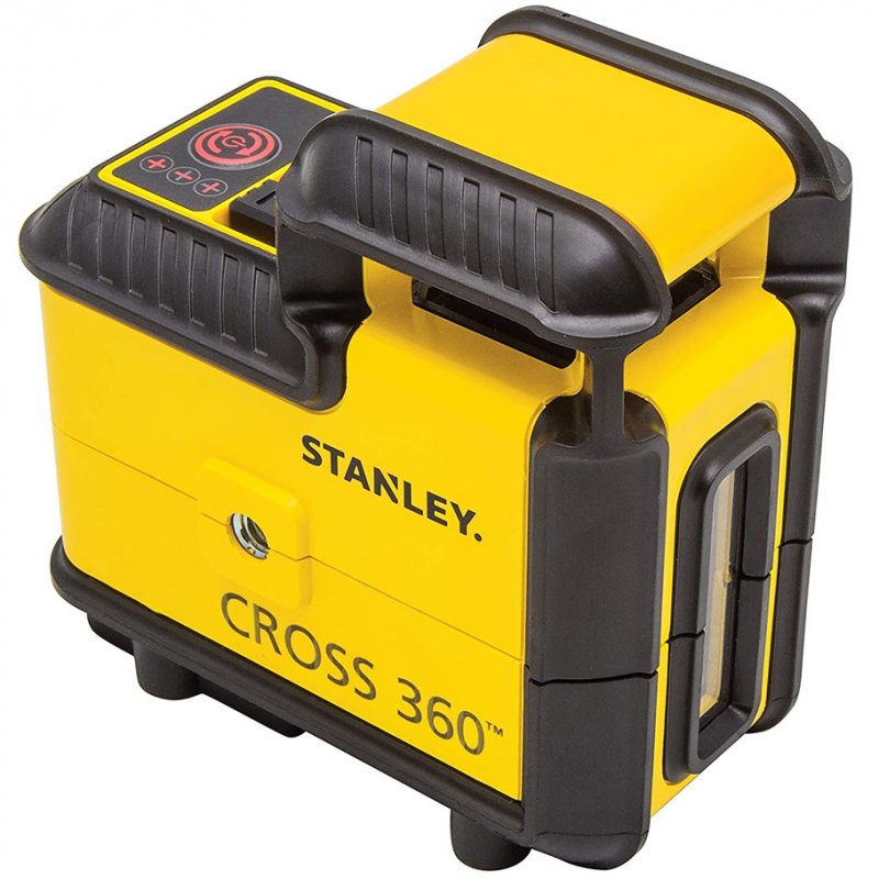 Nivela laser STANLEY 360 grade, cu trepied, dioda rosie