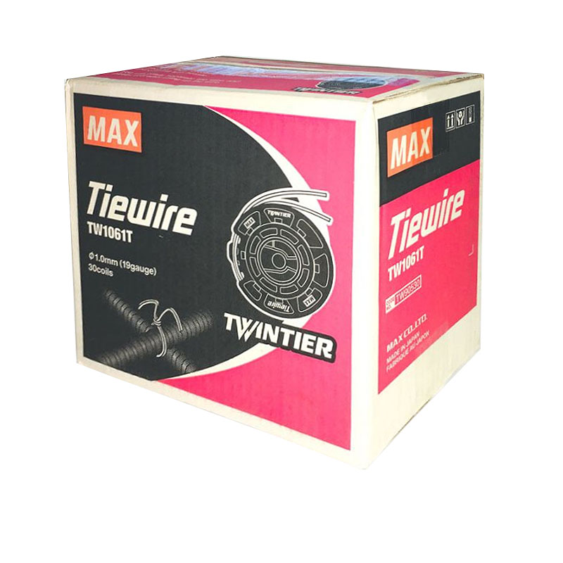 Sârmă originală MAX TW1061T Ø1 mm – rolă profesională pentru mașini de legat fier beton RB441T, RB443T, RB611T, RB401T