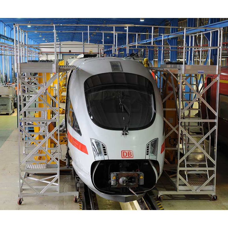 Platforme mobile de lucru pentru acoperis - solutii de acces din aluminiu pentru vehicule feroviare si comerciale