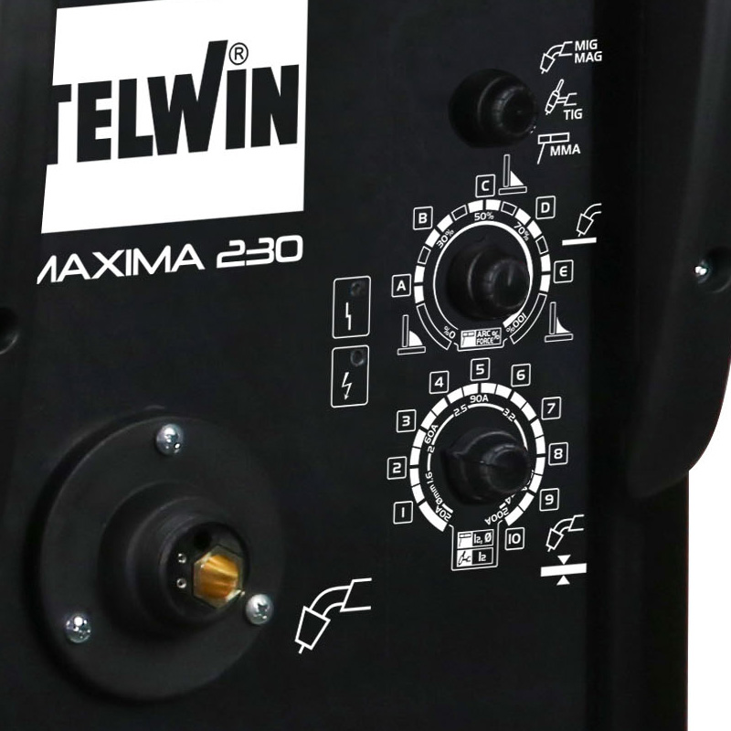 Aparat de sudura multiproces MIG/MAG Telwin MAXIMA 230 SYNERGIC