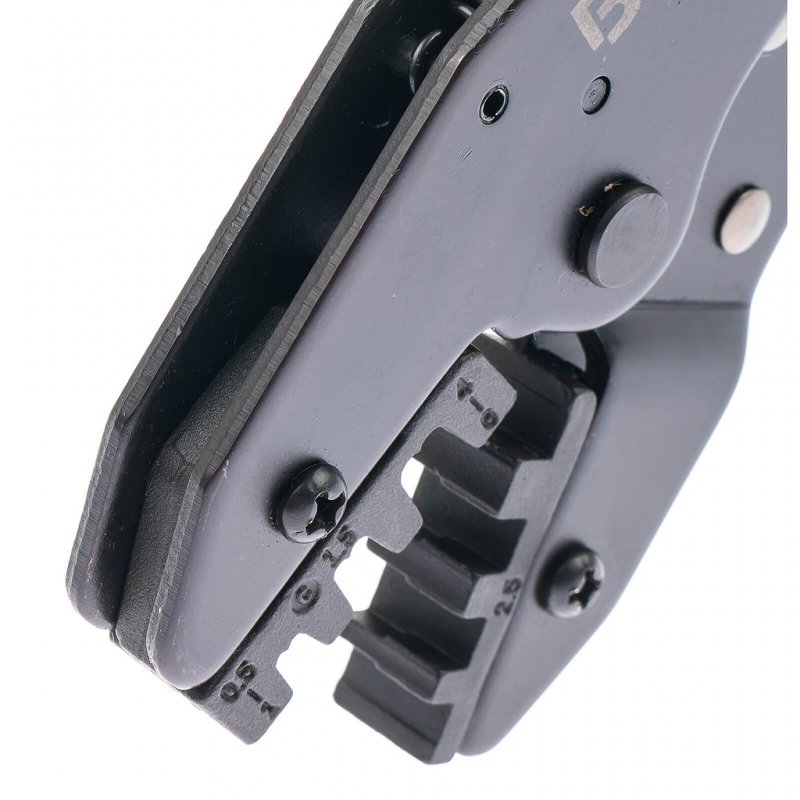 Cleste cu clichet de sertizat papuci BGS, 0.5-6 mm², 215mm