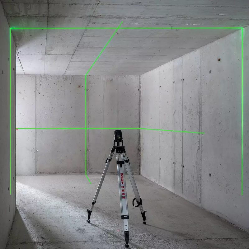 Nivela laser cu 3 linii + punct, Sola ATLAS GREEN, 360 grade