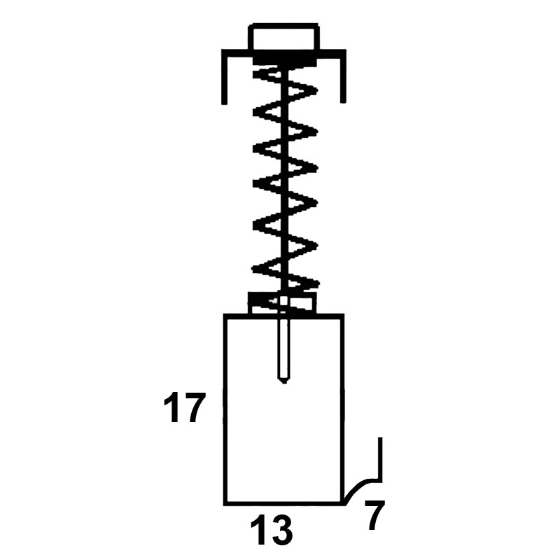 Set perii colectoare pentru HITACHI / HIKOKI 999038, 999036