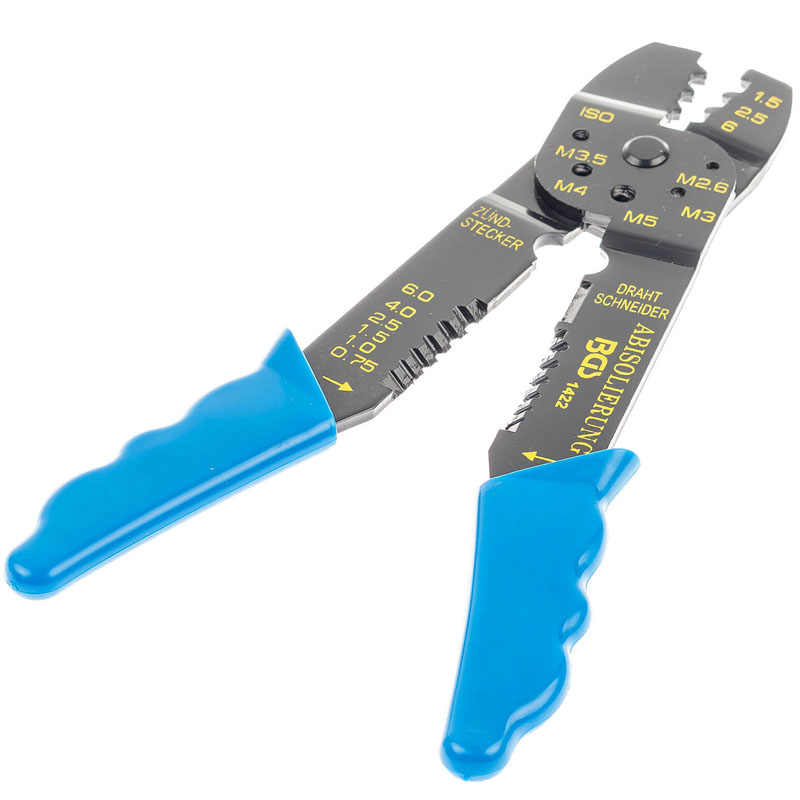 Cleste de dezizolat si sertizat BGS, 0.75 - 6.0 mm², 200 mm