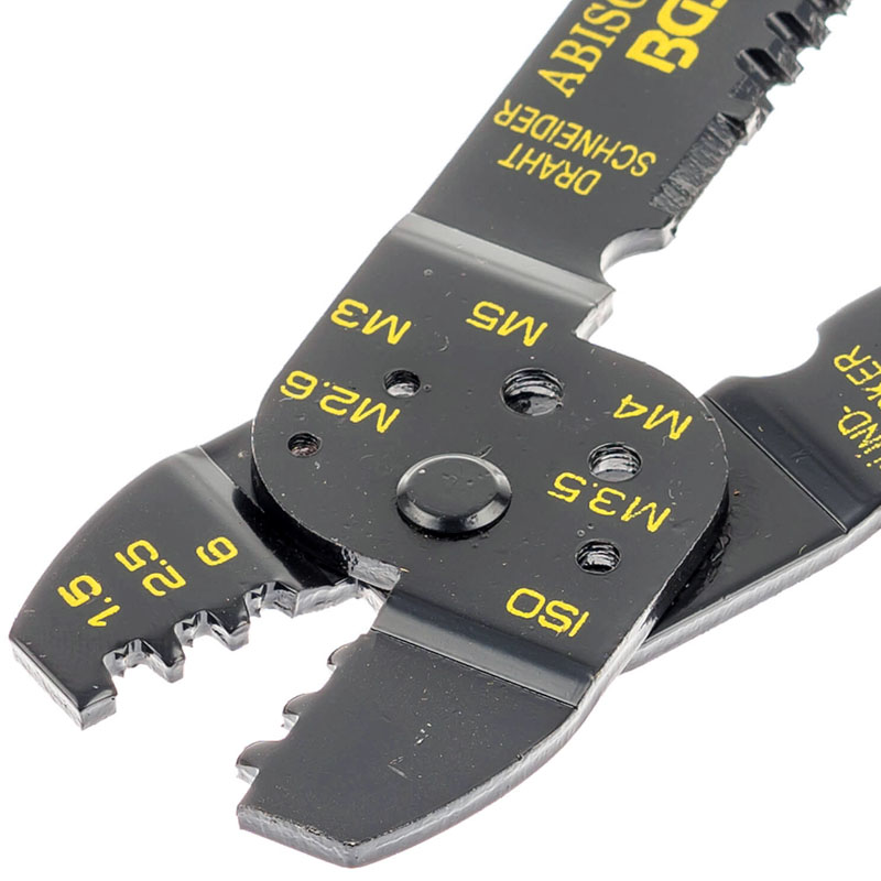 Cleste de dezizolat si sertizat BGS, 0.75 - 6.0 mm², 200 mm