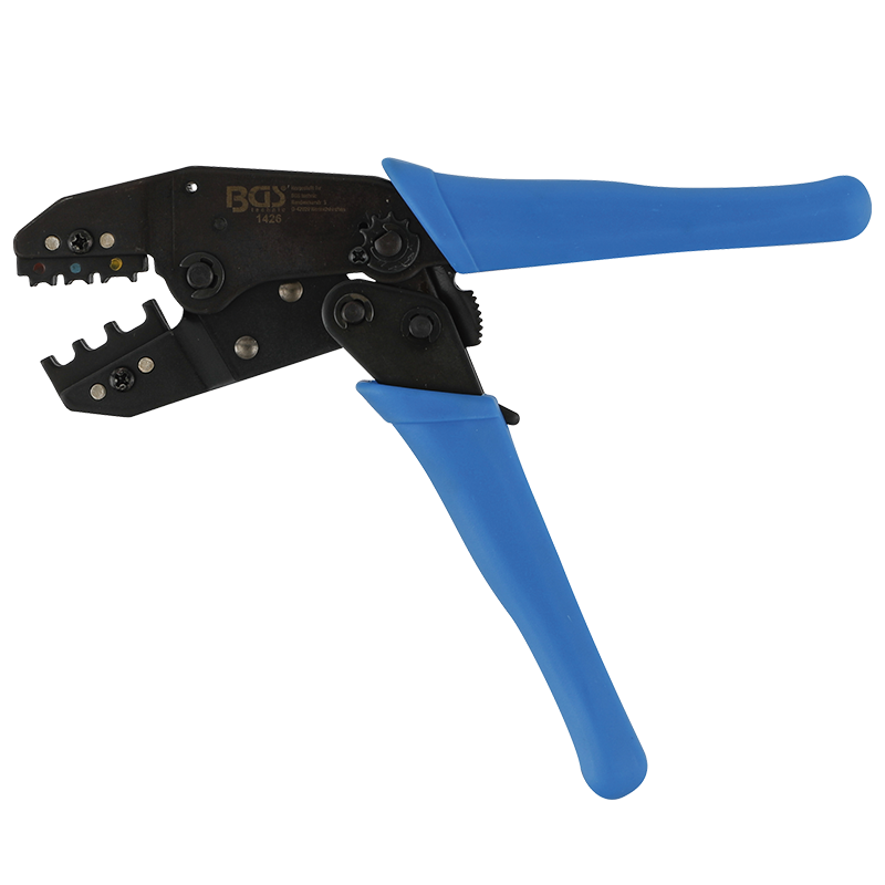 Cleste cu clichet de sertizat papuci BGS, 0.25-6 mm², 215mm