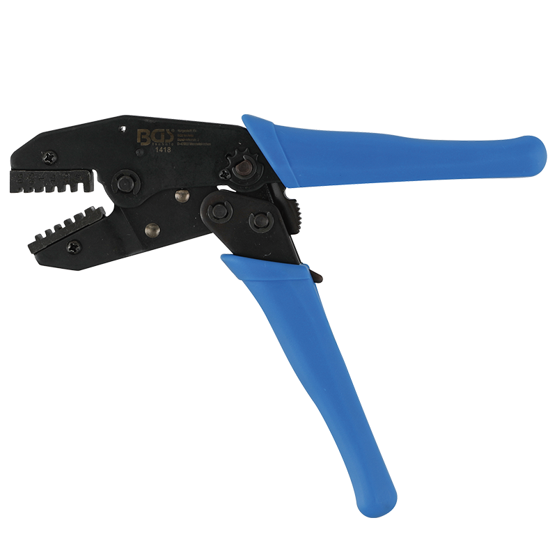 Cleste cu clichet de sertizat papuci neizolati BGS, 0.5-4 mm², 215mm