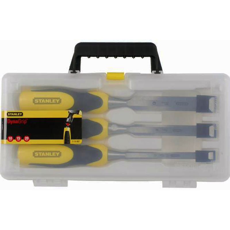 Set 3 dalti pentru lemn, DYNAGRIP 10,15 si 20 mm, Stanley