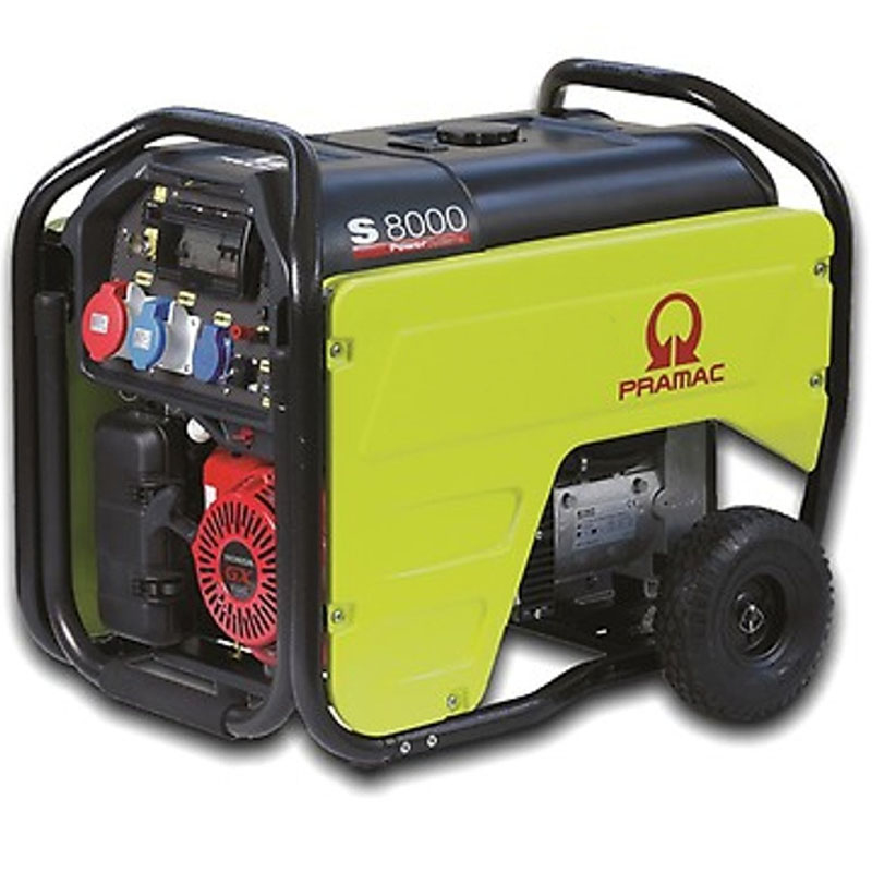 Generator de curent monofazat, pornire electrica, 6.4 kW, tip S8000 + CONN