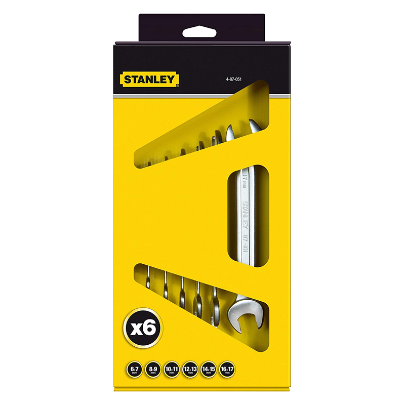 Set 6 chei fixe 6-17mm STANLEY MAXI-DRIVE™