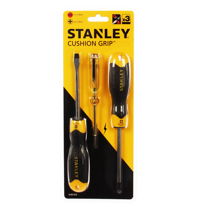 Set 3 surubelnite STANLEY CUSHION GRIP