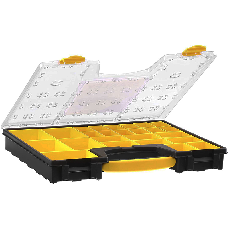 Organizator profesional STANLEY cu capac, 25 compartimente, 42.2 x 5.2 x 33.4 cm