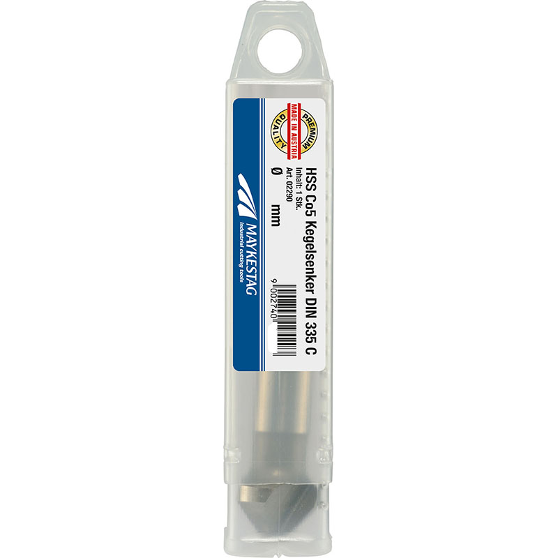 Tesitor (zencuitor) pentru metale, HSS-Co, 20.5mm, 90 grade