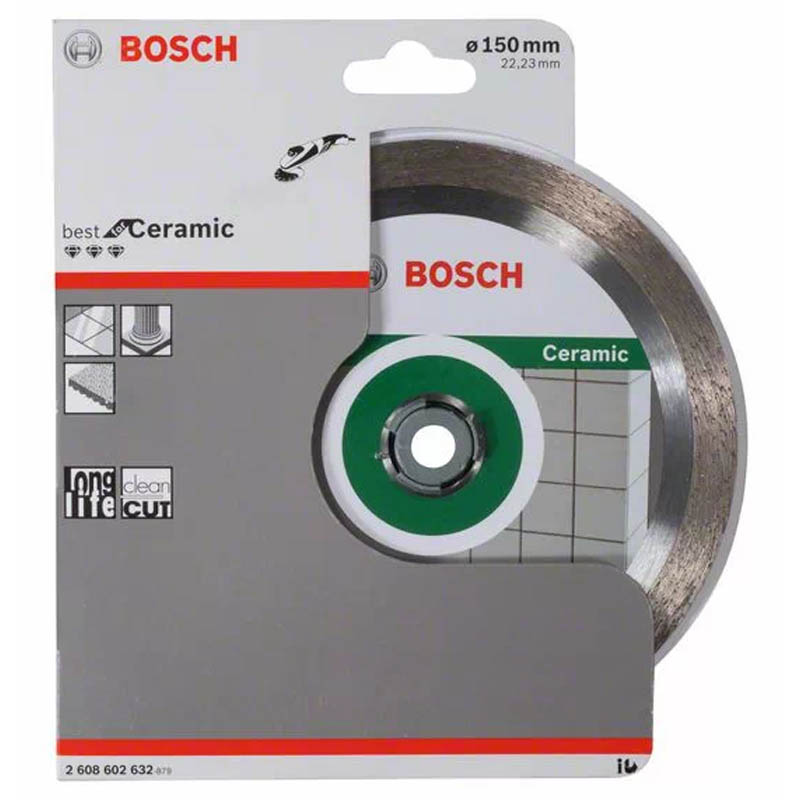 Disc diamantat pentru ceramica/gresie, 150x22.23 mm