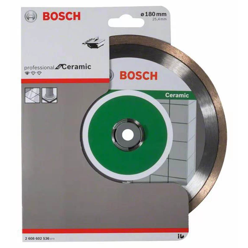 Disc diamantat pentru ceramica/gresie, 180x25.4 mm