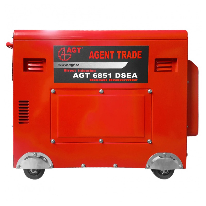 Generator de curent monofazat, diesel, pornire electrica, 5 kW, tip AGT 6851 DSEA, cu automatizare ATS51