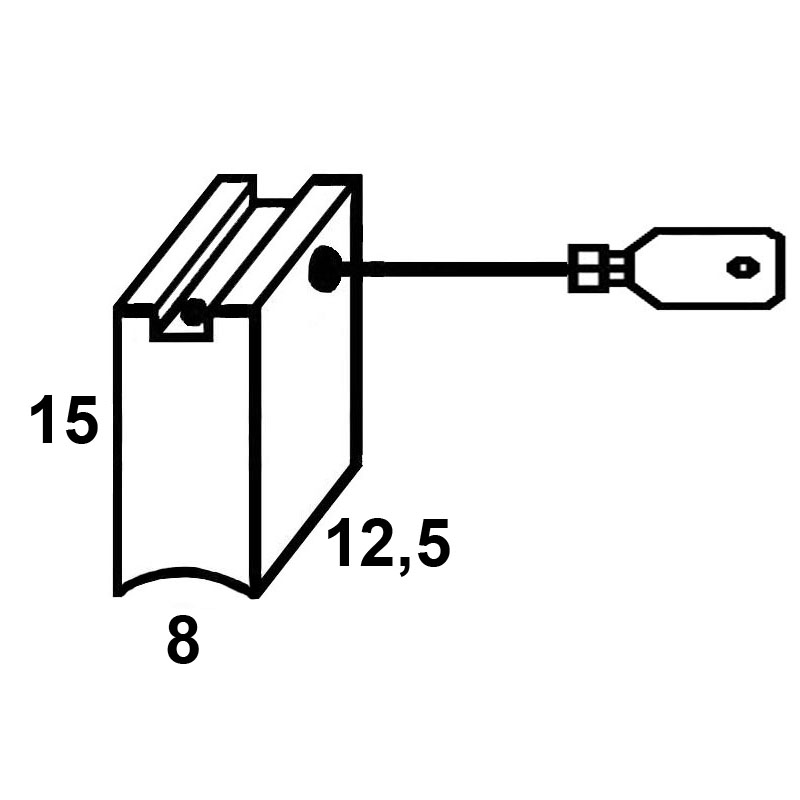 Set perii colectoare pentru METABO 31606545 / Würth