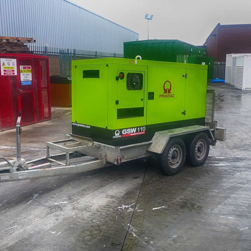 Generator trifazat, insonorizat, tip GSW110I