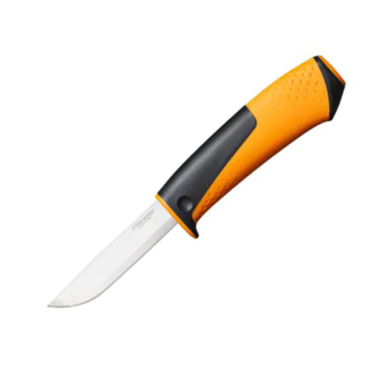 Cutit universal cu ascutitor Fiskars, 225 mm, 135 g