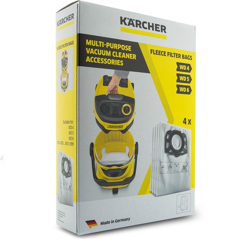 Set 4 saci din fleece pentru WD4, WD5, WD6, SE5100, SE6100