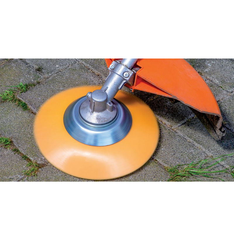 Perie pentru curatat buruieni, pentru motocoase, fir plastic, 230x25,4mm (pentru Stihl, Makita, Efco, Honda, etc.)