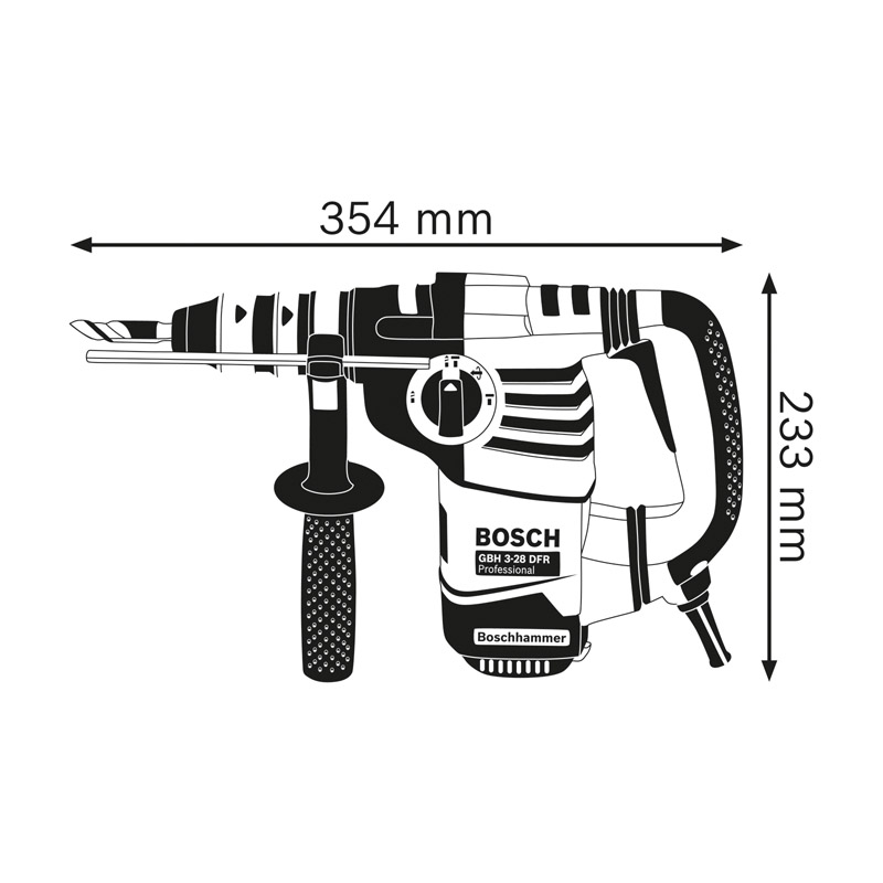 Ciocan rotopercutor SDS-plus, tip GBH 3-28 DRE